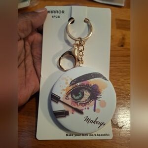 Fashion Mirror Keychain